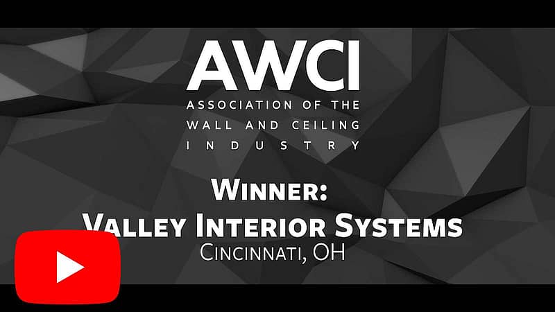 Greater Than 1 Million Annual Average Hours Worked Winner: Valley Interior Systems