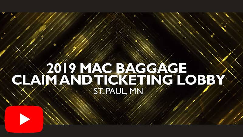 Ceilings Winning Project: 2019 MAC Baggage Claim and Ticketing Lobby, St. Paul, MN