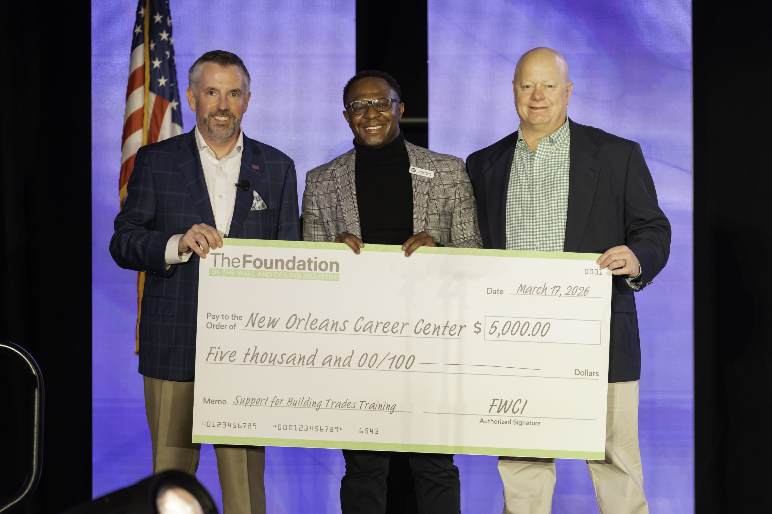 Awci Build27 Foundation Donates $5,000 to New Orleans Career Center at AWCI’s ...