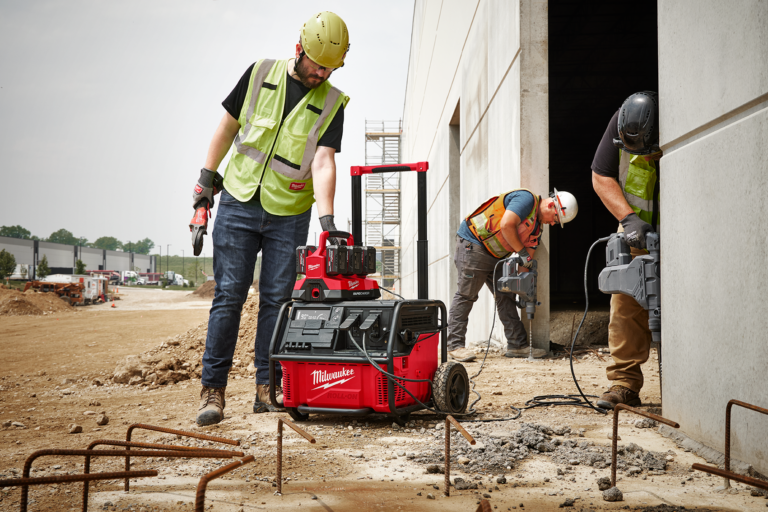 Milwaukee Tool introduces the Roll-On™ 7200W/3600W 2.5kWh Power Supply, the best power for the toughest jobs.